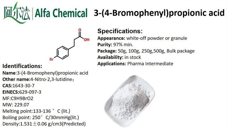 High Quality 3-(4-Bromophenyl)Propionic Acid CAS NO.1643-30-7