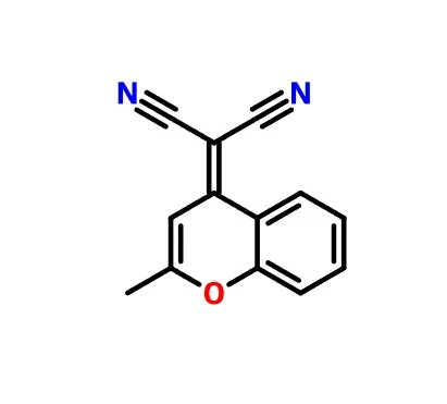 CAS 15058-15-8 2-(2-मिथाइलक्रोमन-4-यलिडीन) प्रोपेनडिनाइट्राइल