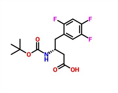 CAS:486460-00-8 Boc-(R)-3-एमिनो-4-(2,4,5-ट्राइफ्लोरो-फेनिल)-ब्यूटिरिक एसिड